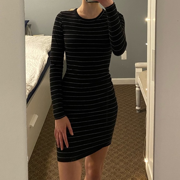 Striped Bodycon Dress - Picture 3 of 3
